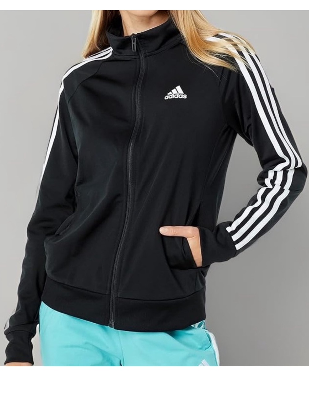Adidas Zip Up Jacket Stripe
Sleeves Collegiate